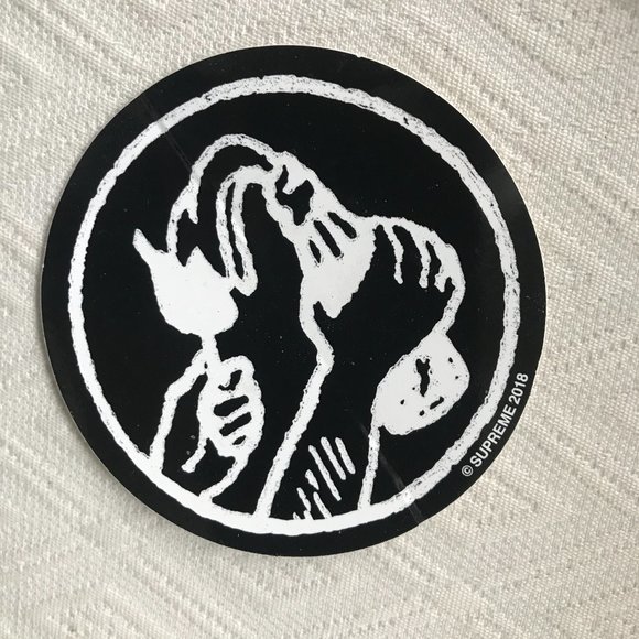 Supreme stickers lot of 2 Public Enemy and two others see description 2018 - Picture 2 of 4